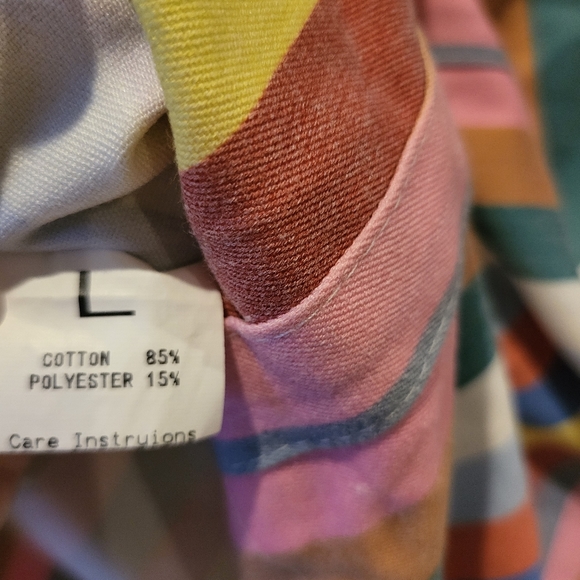 Rainbow striped dress - Picture 3 of 4